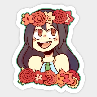 Wendy Flower Crown sticker Sticker